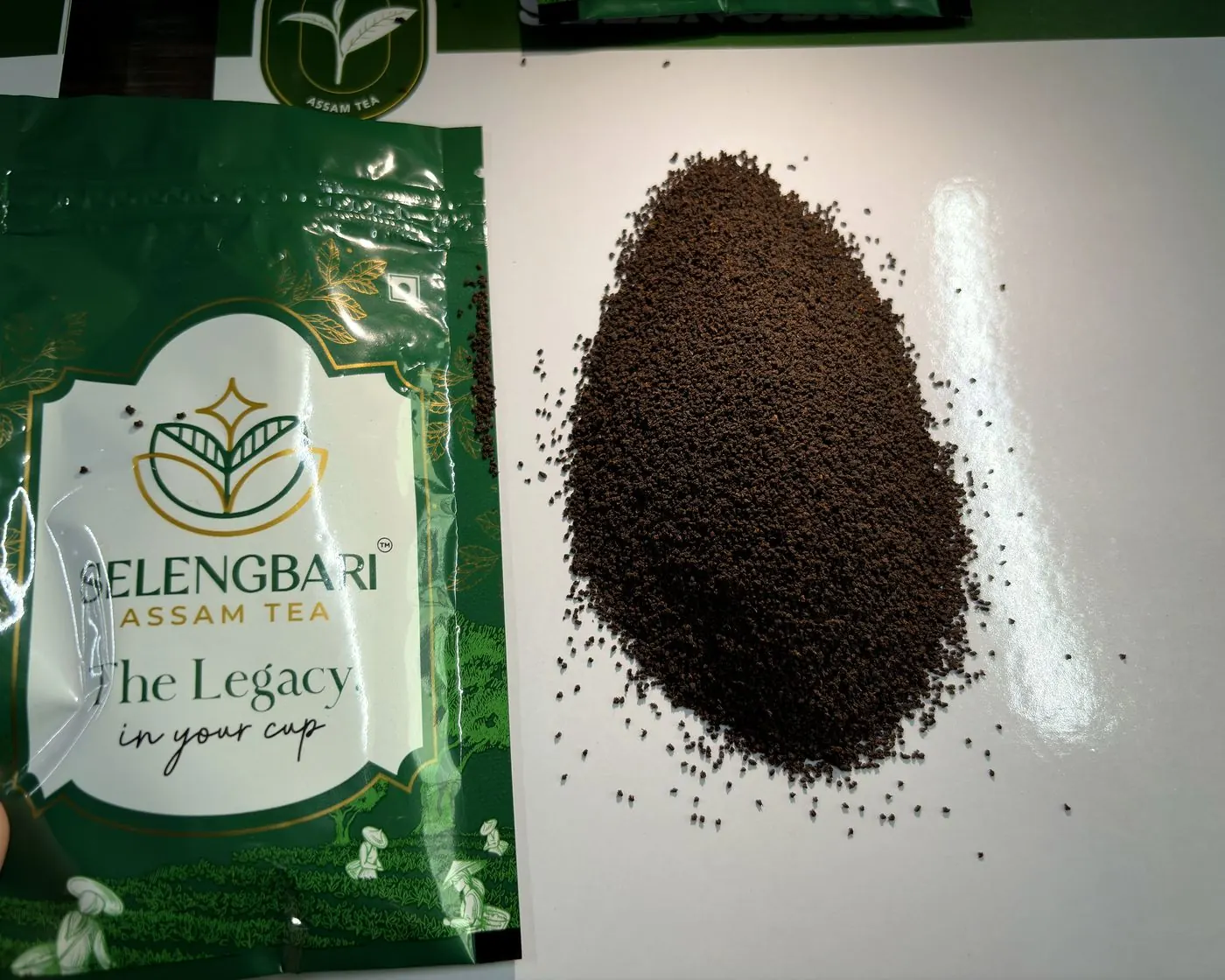 Selengbari Assam PD tea with Selengbari Assam Tea pouch